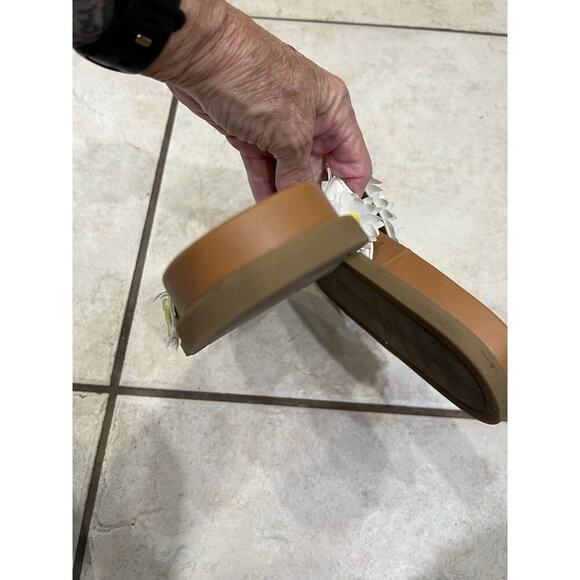 Lucky Brand Womens Pallyon Daisy Slide Sandal Sz 9 Ten Inches Toe To Heel - Picture 3 of 7